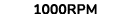 1000rpm