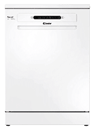 A white dishwasher with a glass door. AI generated content