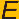 A black and yellow letter E. AI generated content