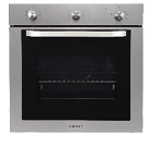 A stainless steel oven with two burners and a stove top. AI generated content