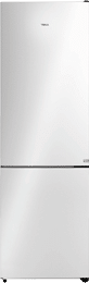 A white refrigerator is shown in a room. AI generated content