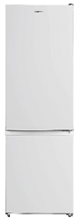 A white refrigerator with a freezer on the bottom. AI generated content