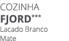 Cozinha FJORD*** Lacado Branco Mate 