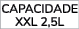 CAPACIDADE XXL 2,5L