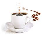 A cup of coffee with a spoon in it. AI generated content