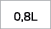 0,8L