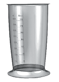 A blender and a measuring cup are shown next to each other. AI generated content