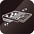 A black background with a metal piece on it. AI generated content