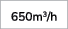 650m3/h
