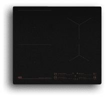 A black and white image of a clock with red numbers. Conte do gerado por IA