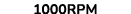 1000rpm