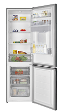 A refrigerator with a variety of food items inside. AI generated content