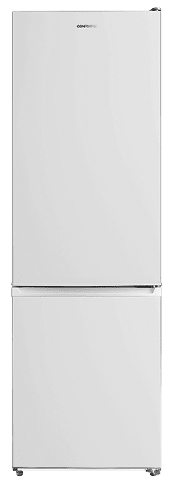 A white refrigerator with a freezer on the bottom. AI generated content