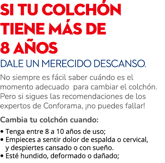 Si tu colch n tiene m s de 8 a os dale un merecido descanso. No siempre es f cil saber cu ndo es el momento adecuado ...