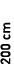 200 cm