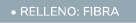  • relleno: fibra