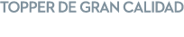 topper de gran calidad 