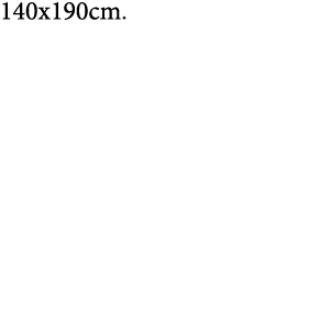 140x190cm.