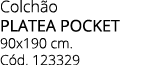 Colch o Platea pocket 90x190 cm. C d. 123329