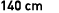 140 cm