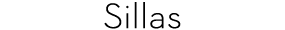 Sillas