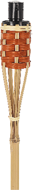 Three wooden handles with different colored beads attached to them. AI generated content