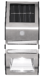 A silver and black clock with a solar panel on top. AI generated content