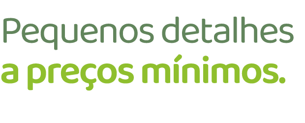 Pequenos detalhes a pre os m nimos.