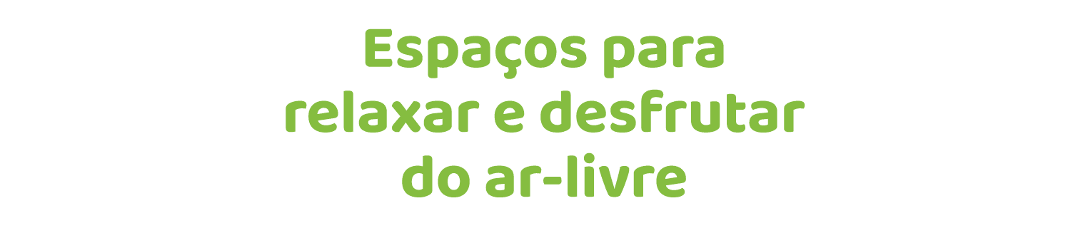 Espa os para relaxar e desfrutar do ar livre 
