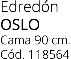 Edred n OSLO Cama 90 cm. C d. 118564